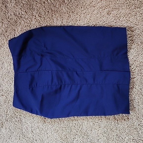 Sandra Augelazzi navy blue pencil skirt sz 32 - Picture 3 of 5